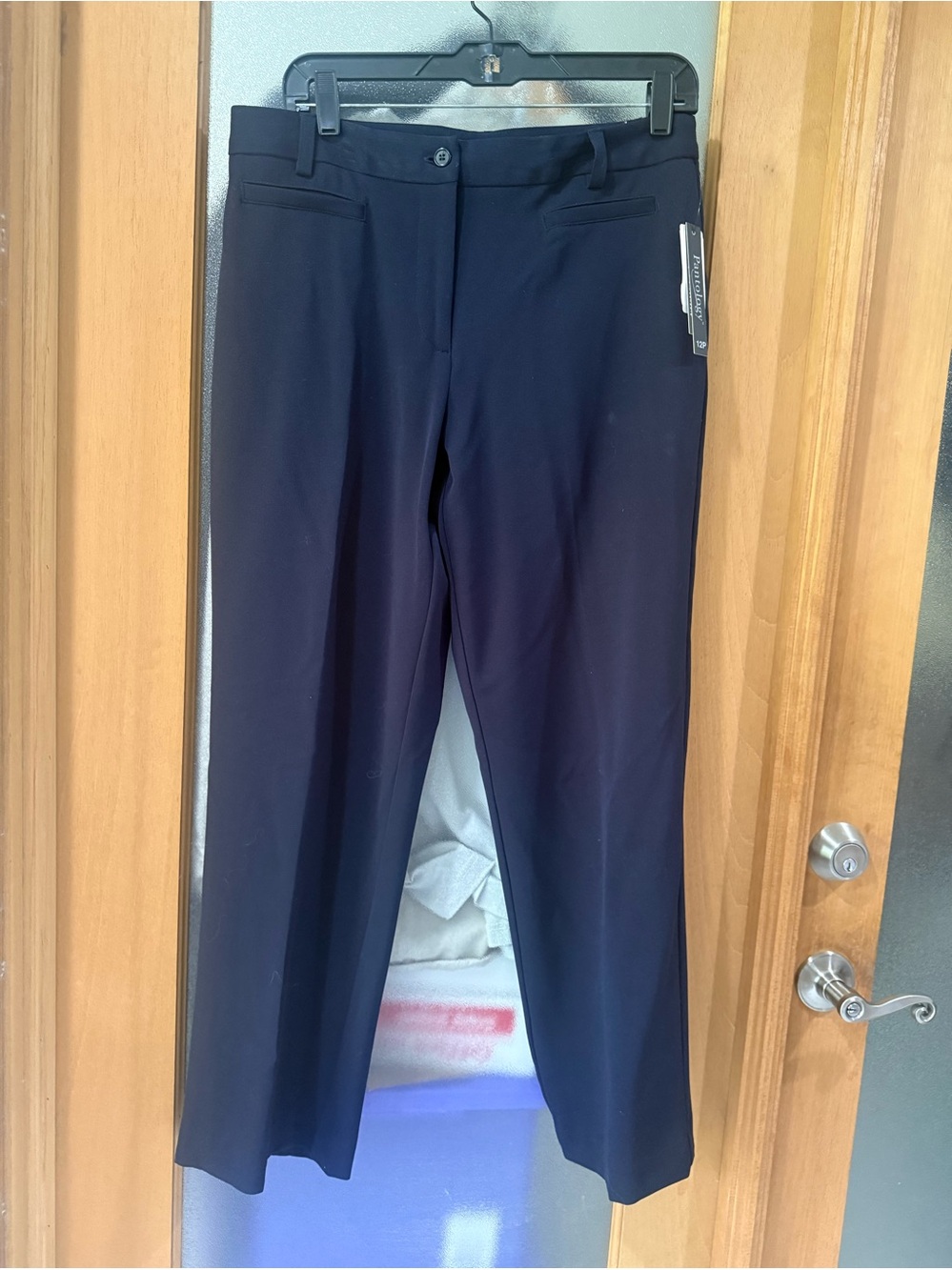 Pantology Women’s Navy Pants - 12 Petite